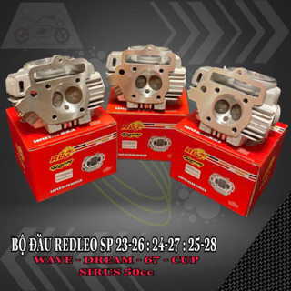 Bộ đầu Redleo 2 val cho xe Wave - draem size 23/26 , 24/28 , 25/28 chính hãng