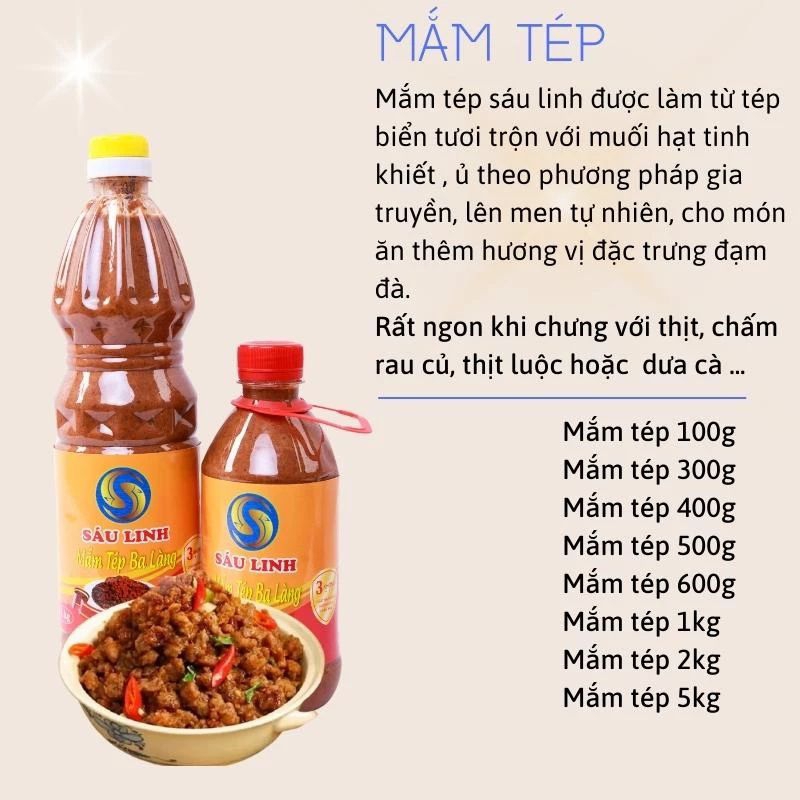 Mắm tép Ba Làng lọ 600g