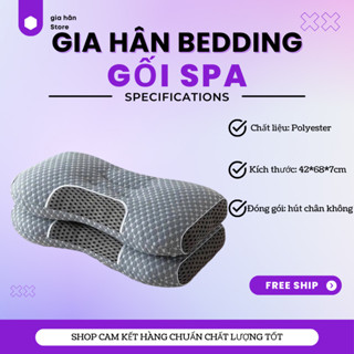 Gối công thái học màu Ghi êm ái kích thước 46x74cm,hỗ trợ tư thế ngủ ngon,chống đau mỏi vai gáy cao cấp (Hàng Nhập Khẩu)