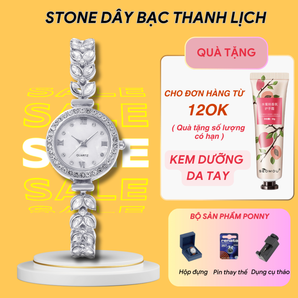 Đồng Hồ Nữ Dây Lúa Mì Kim Cương Chính Hãng Cao Cấp Sang Trọng Thanh Lịch Đồng Hồ Sang Chảnh Dành Cho Nữ