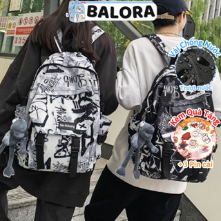Balo Đi Học Ba Lô Ulzaang Vải Dù Thời Trang Nam Nữ Balo Kháng Nước Học Sinh Sinh Viên Form Lớn BL02