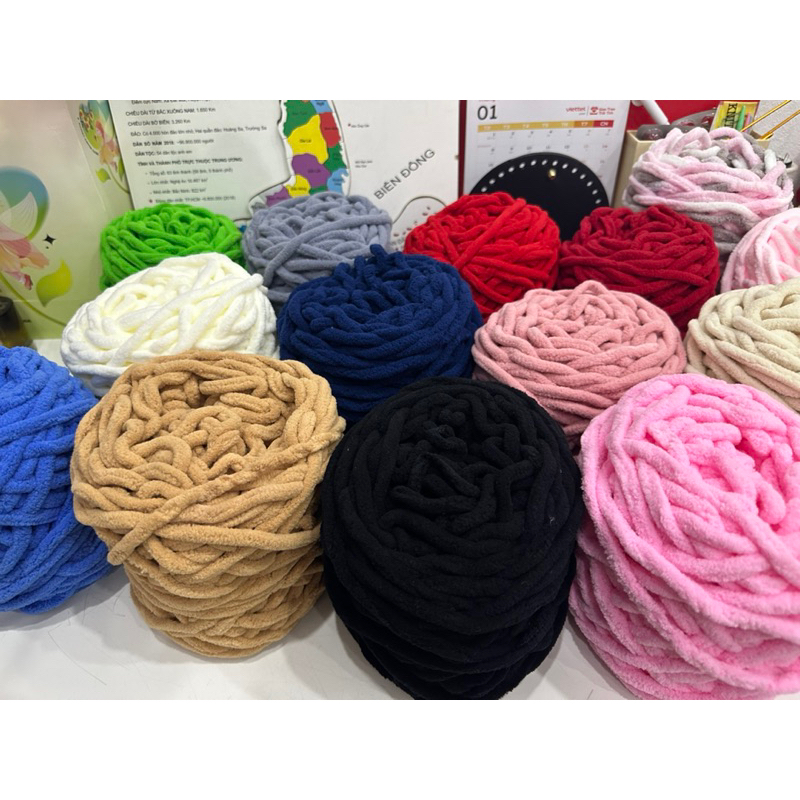 LEN NHUNG ĐŨA sợi to