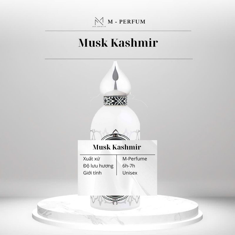  Nước hoa Unisex N.EMBYVN Musk Kashmir EDP dung tích 10ml phong cách Hiện Đại Quyến rũ tinh tế 
