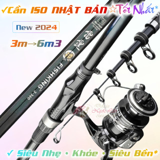 Cần Câu ISO Máy - AKUSUO - SIÊU NHẸ - Cần câu cá sông - biển - ao hồ, câu iso,câu lure...