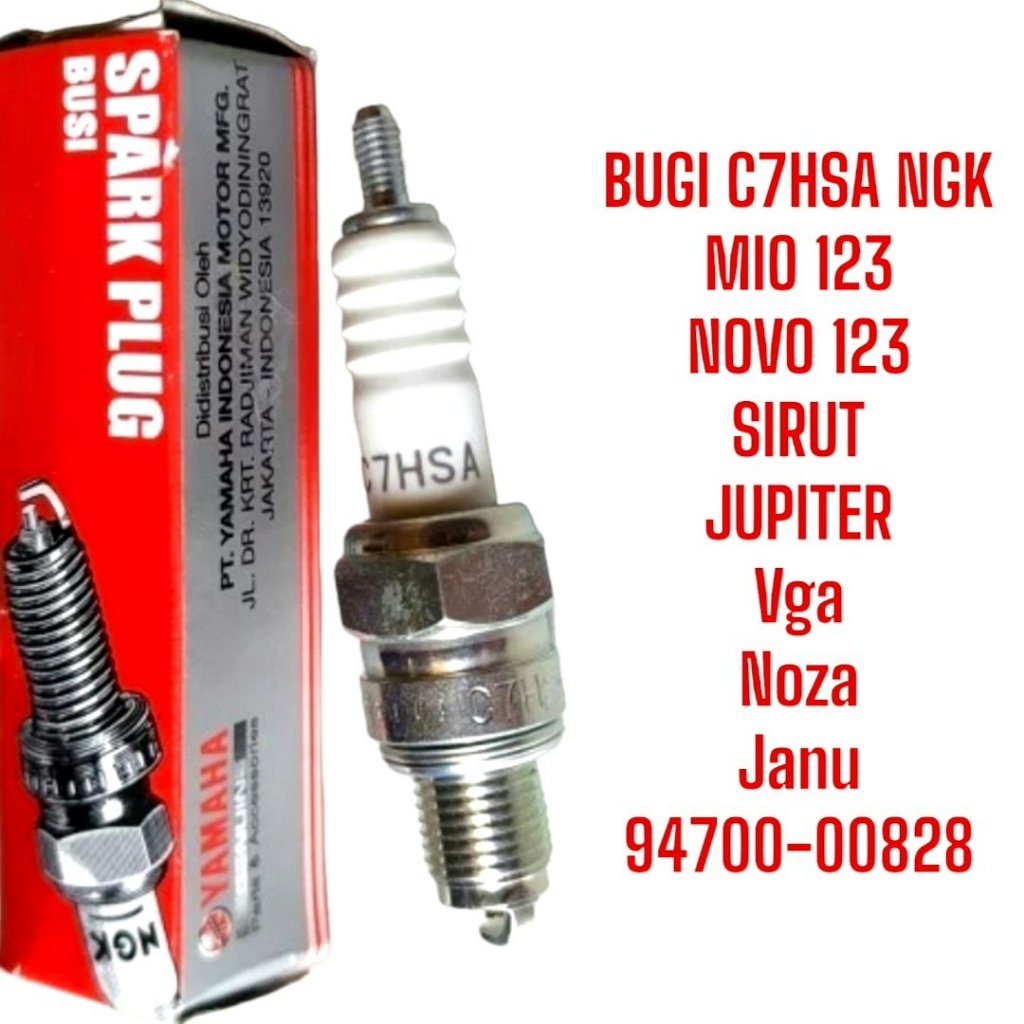 Bugi,busi chân ngắn YAMAHA BUGI C7HSA NGK Xe MIO 123, NOVO 123 chính hãng