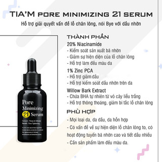 Serum TIAM dưỡng da (3 loại - không tem phụ)