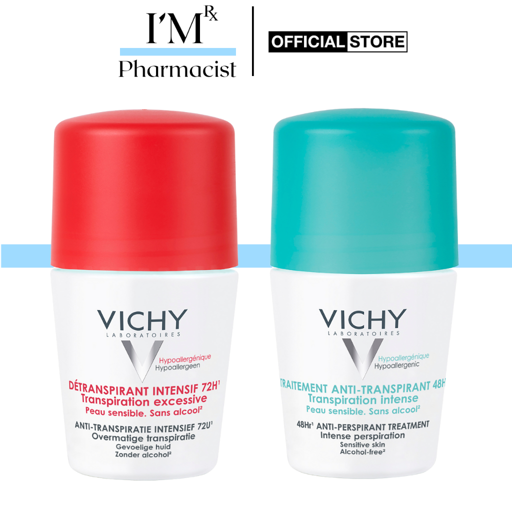 Vichy - Lăn khử mùi và khô thoáng vùng da dưới cánh tay Vichy