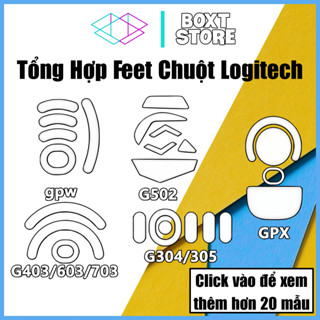 [Tổng Hợp] Mouse Feet PTFE WHITE ICE Cho Chuột Logitech GPRO G102 G304 G402 G403 G502 G603 G703 G903 - Gaming Mouse Feet