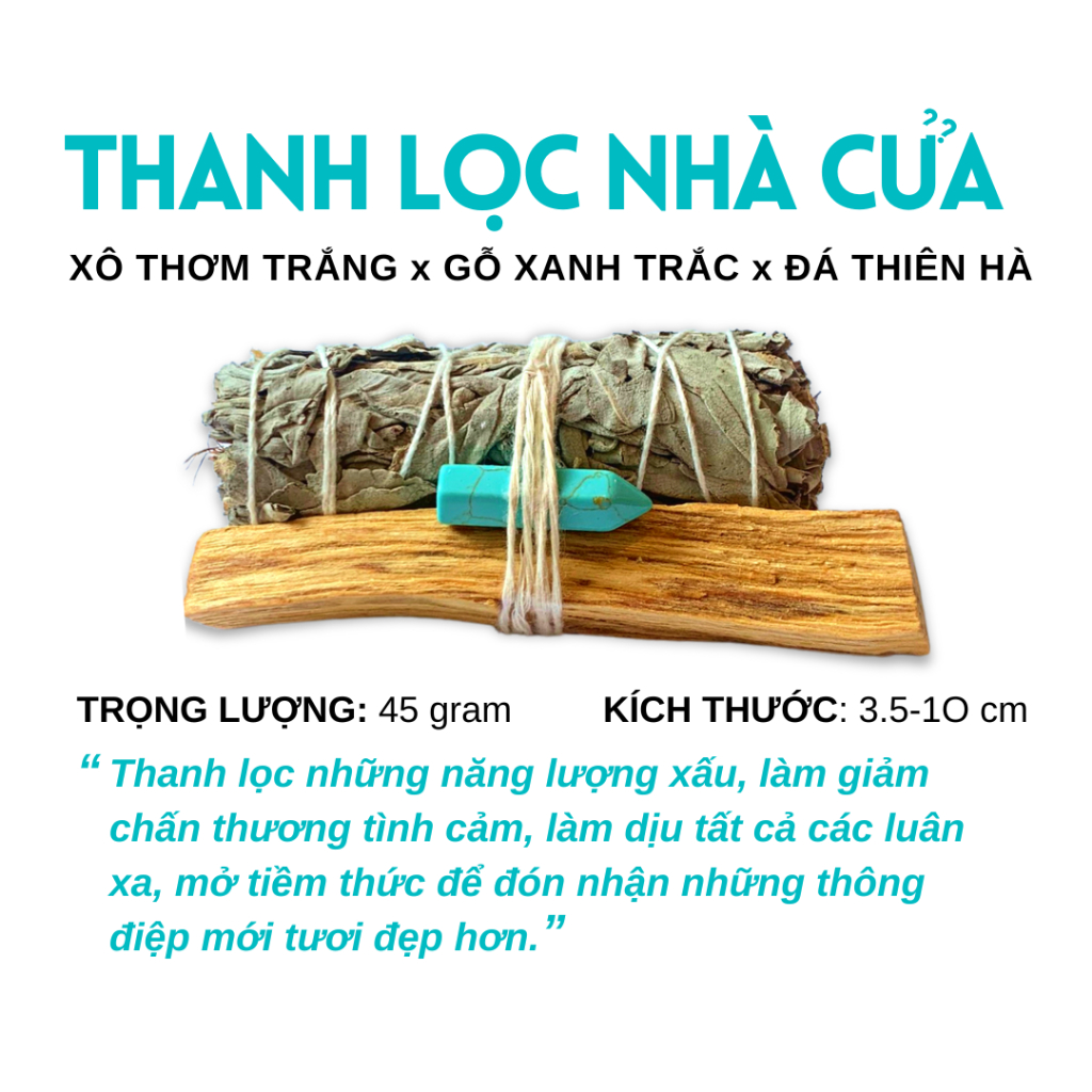 [Labbi] Combo thanh lọc nhà cửa [ĐÁ THIÊN HÀ]