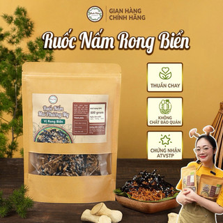  Ruốc nấm chay Chà bông nấm hương Việt Vị rong biển vừng mè rang - Giàu đạm thơm ngậy Mai Phương My 