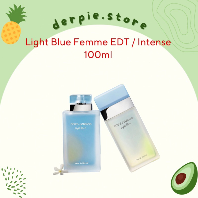 [ BILL CZ ] Nước hoa D & G Light Blue EDT / Light Blue Intense EDP nữ 100ml