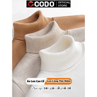 Áo Len Nam Cổ Lọ Codo chất Sợi Len Lông Thỏ mềm mại Nhiều Màu Mới  AL14