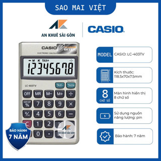   Chính Hãng - Giá Sỉ  Máy tính bỏ túi Casio LC-403TV  Tặng kèm bao da  