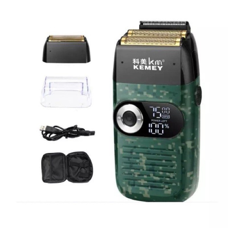 Máy cạo râu dùng pin, máy cạo râu Kemei 2027