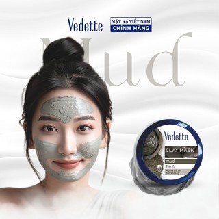 Mặt nạ đất sét Vedette Bùn Khoáng 145g - Hút dầu thừa, Cặn bẩn, Se khít lỗ chân lông