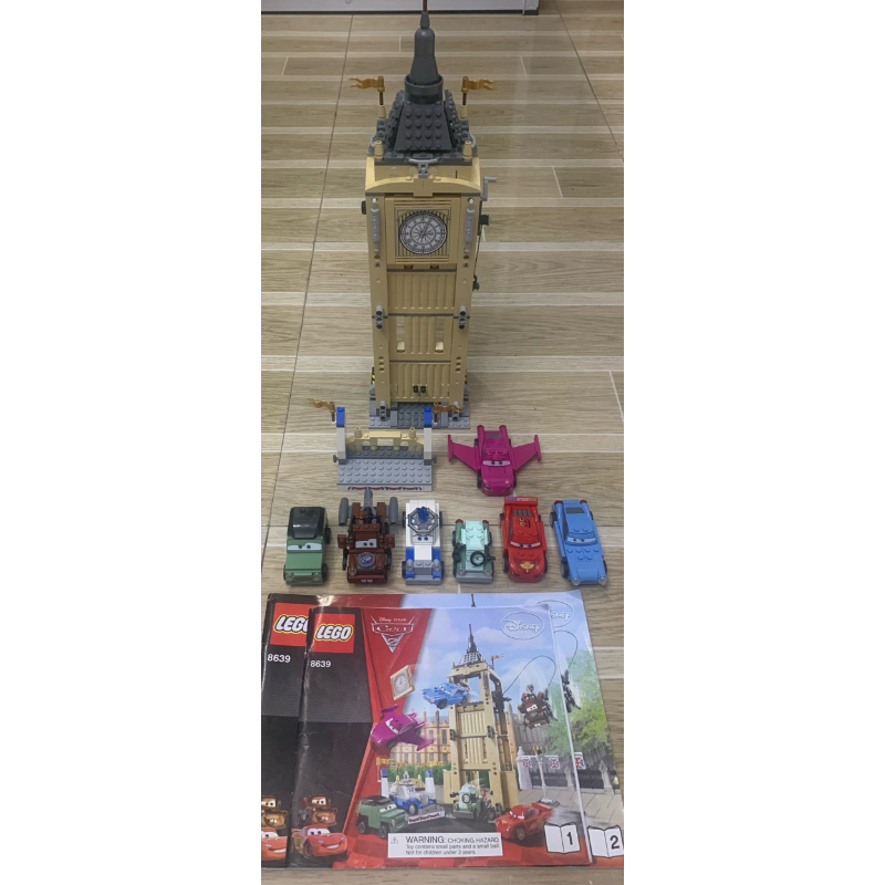 lego cars 8639 thế giới xe hơi cuộc chiến tại tháp đồng hồ big ben hàng chính hãng