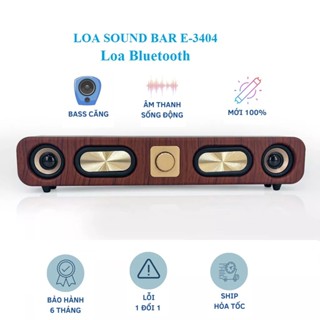 Loa Bluetooth E3404 Sound Bar mini, loa máy tính, laptop, điện thoại, máy tính bảng, công suất lớn