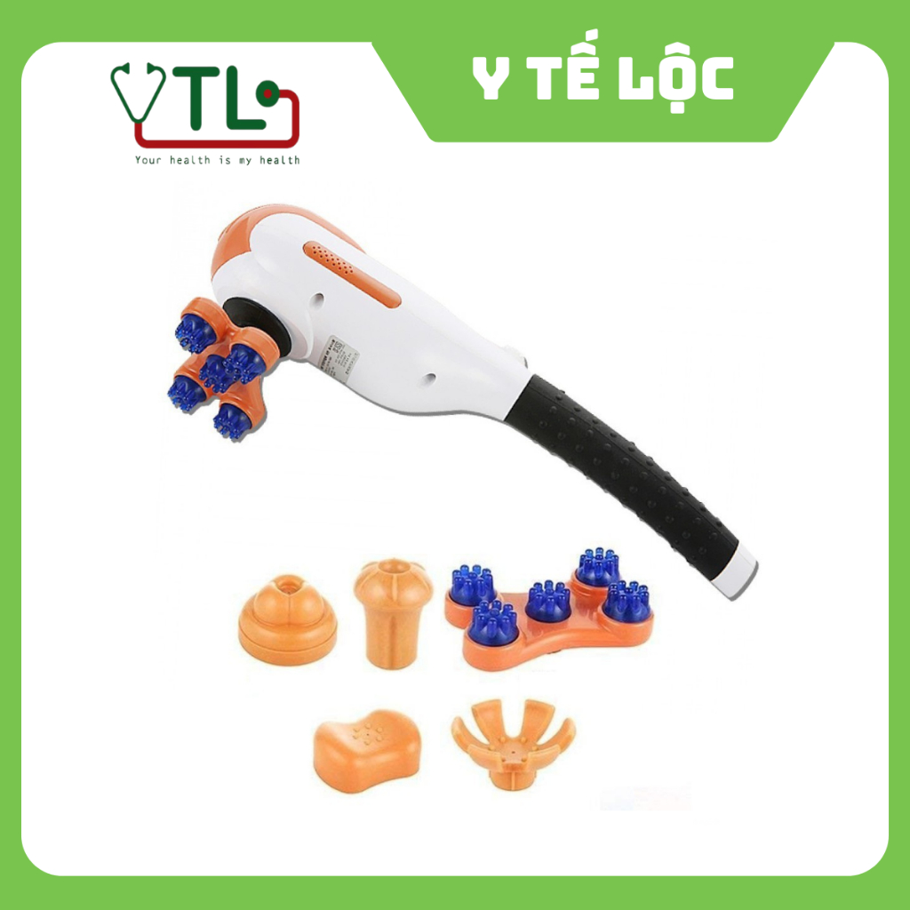 Máy Massage toàn thân 5 đầu chức năng cầm tay Hàn Quốc Mini Squirrel hoặc Squirrel plus ( made in Korea)