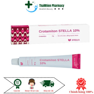Kem bôi ghẻ, ngứa Crotamiton 10% stella (tuýp 20g)