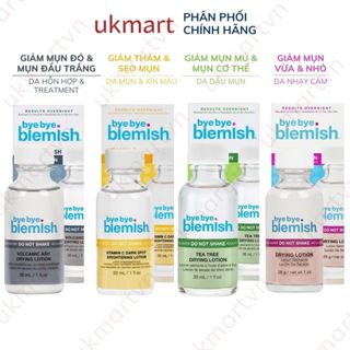 Chấm mụn Bye Bye Blemish Drying Lotion 30ml giảm mụn sau 1 đêm cho tất cả loại mụn trên mặt và body