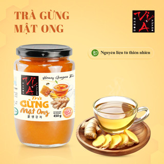  Gừng Mật Ong Trà Gừng Mật Ong Vị Á lọ 450g tăng sức đề kháng giảm cảm cúm làm ấm cơ thể 