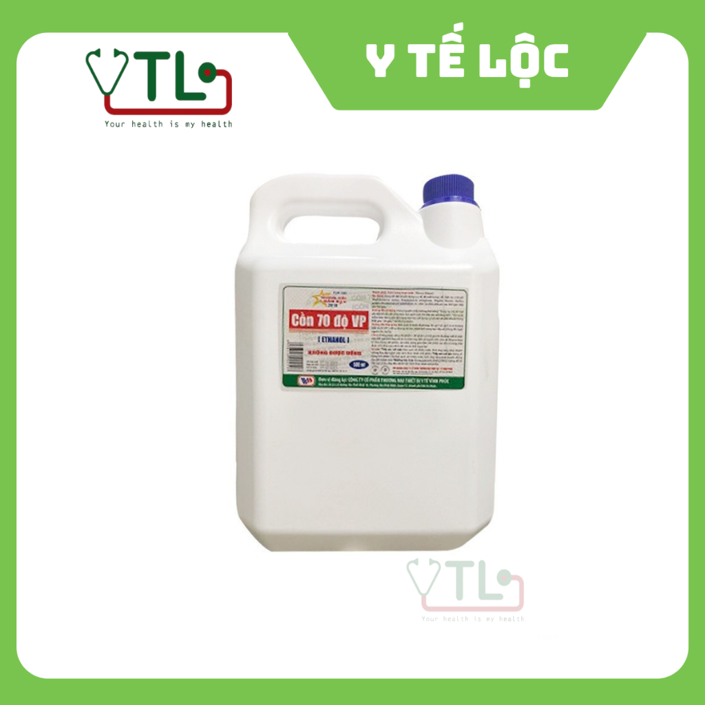 Cồn 70 độ Vĩnh Phúc (Can 5 LÍT)