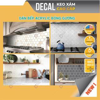  Giấy Dán Bếp Cao Cấp TVDecal chịu nhiệt chống Dầu mỡ Dễ lau chùi Decal dán bếp cao cấp nhiều mẫu đẹp DDB-A02DB 
