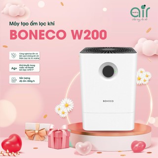 Máy tạo ẩm kết hợp làm sạch không khí BONECO Thụy Sĩ W200 Khử khuẩn Khuếch tán tinh dầu nhập khẩu Châu Âu