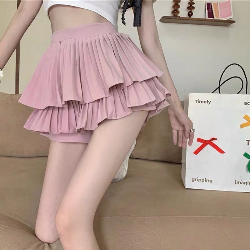 Chân Váy Tầng Xếp Ly Xòe Dáng Ngắn 2 Tầng Lưng Cạp Cao RYSO , Váy 2 Tầng Phồng Lót Trong Dày Dặn | BigBuy360 - bigbuy360.vn