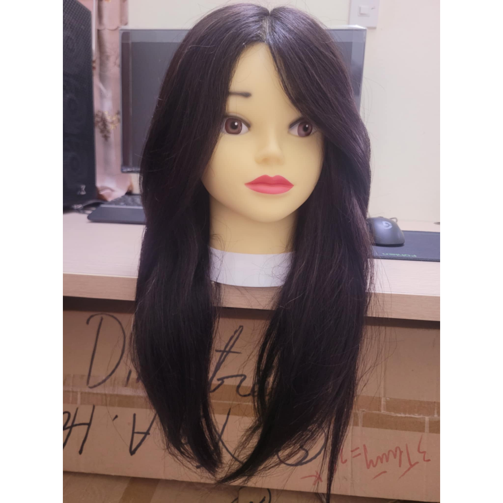 Đầu manocanh 100% tóc thật, đầu canh tóc thật, đầu ken tóc thật