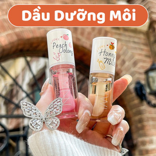 Son Dưỡng Bóng Môi Chiết Xuất Mật Ong, Dầu Dưỡng Môi Dạng Tint Giúp Căng Bóng Mềm Mịn Môi