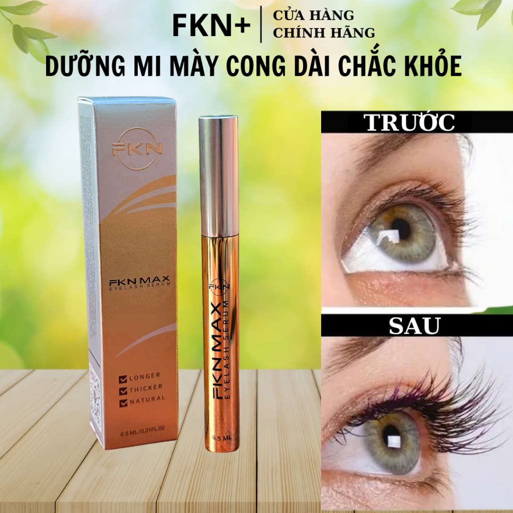 Serum Dưỡng Mi FKN MAX Chính Hãng Dưỡng Dài Cong Mi Chỉ Sau 1 Liệu Trình