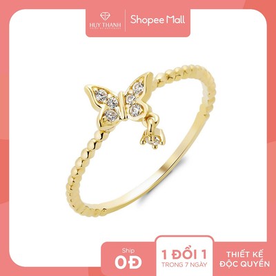 Nhẫn Nữ Vàng Tây 10k NLF438 Huy Thanh Jewelry