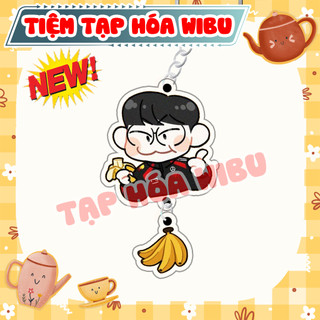 Móc Khóa 2 Tầng Acrylic SKT T1 Faker Gumayusi Oner Liên Minh Huyền Thoại LOL Cute Chibi Dễ Thương Tiệm Tạp Hóa Wibu