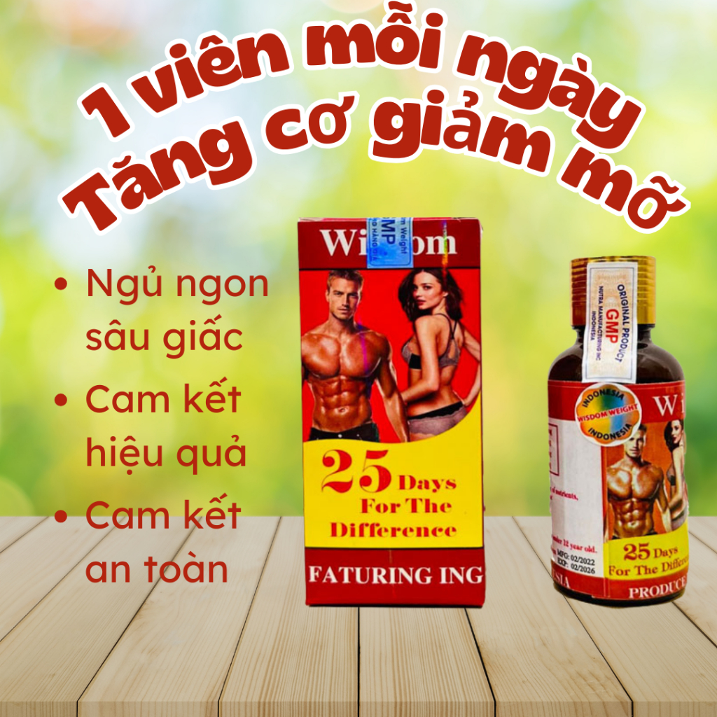 Tăng Cân Vitamin Wisdom Weight Chính Hãng An Toàn Hỗ Trợ Tăng Cơ Giảm Mỡ