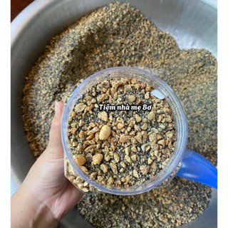  Combo 2 hộp muối lạc vừng đen nhà làm thơm,ngon hương vị truyền thống gồm lạc trắng,vừng đen và muối iot. 