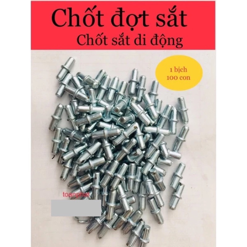 [100con] Chốt đợt sắt- chốt đỡ đợt di động