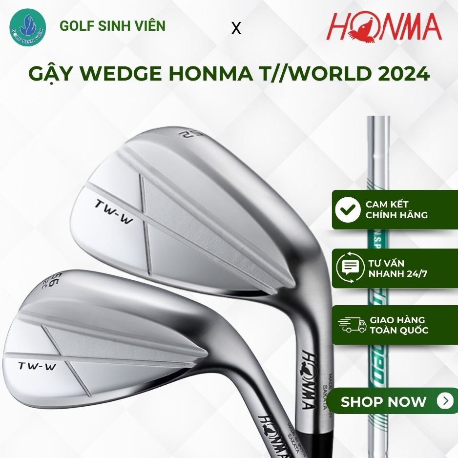 Gậy Wedge Honma TW-W5 Chrome Wedge CHÍNH HÃNG NHẬT