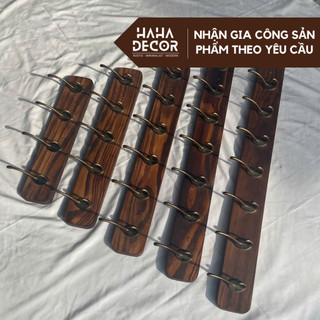  Móc gỗ kim loại treo quần áo nhiều kích thước tiện lợi kệ gỗ thông mỹ móc kim loại KGTT05 