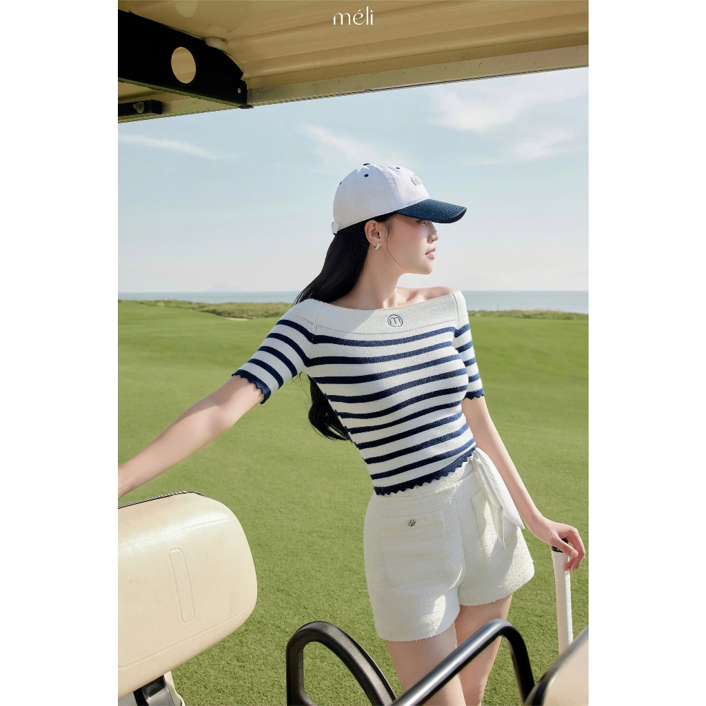 Caddy Top mix Jena Shorts mix khăn lụa(Set đồ tách lẻ - khách xem kĩ trước khi đặt) - Méli