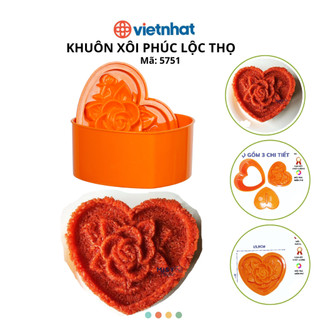 Khuôn Xôi Tim Chuyên Dụng Tiệc Cưới, Lễ Ăn Hỏi Chính Hãng VIỆT NHẬT (Mã 5763)