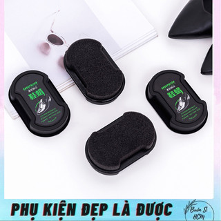 Hộp mút đánh giày 2 mặt nhanh chóng tiện dụng.Xi mút đánh bóng giày da, túi xách,siêu tốc,tiện dụng#
