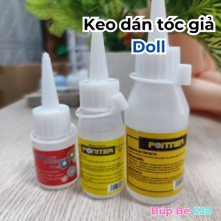 keo dán giá rẻ size 20ml, 30ml, 50ml phụ kiện dán tóc giả búp bê