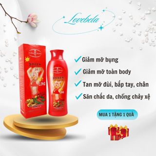 Tan mỡ bụng 3 Days săn chắc da giảm mỡ bụng đùi bắp tay bắp chân tan mỡ body giảm cân an toàn hiệu quả