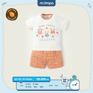 Bộ cộc mompa đáng yêu cho bé mùa hè