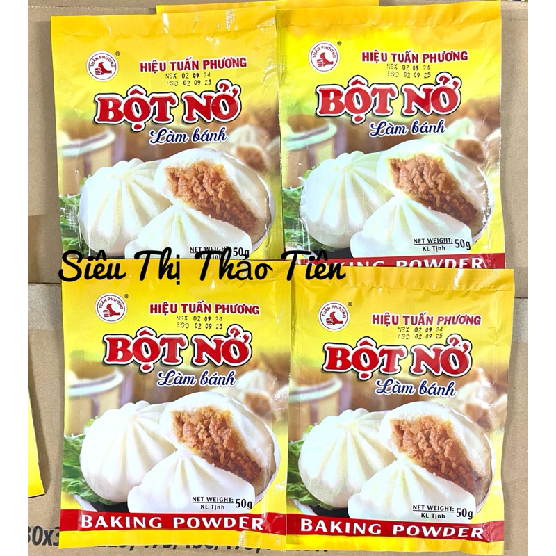 Bột Nở Làm Bánh Hiệu Tuấn Phương Gói 50g