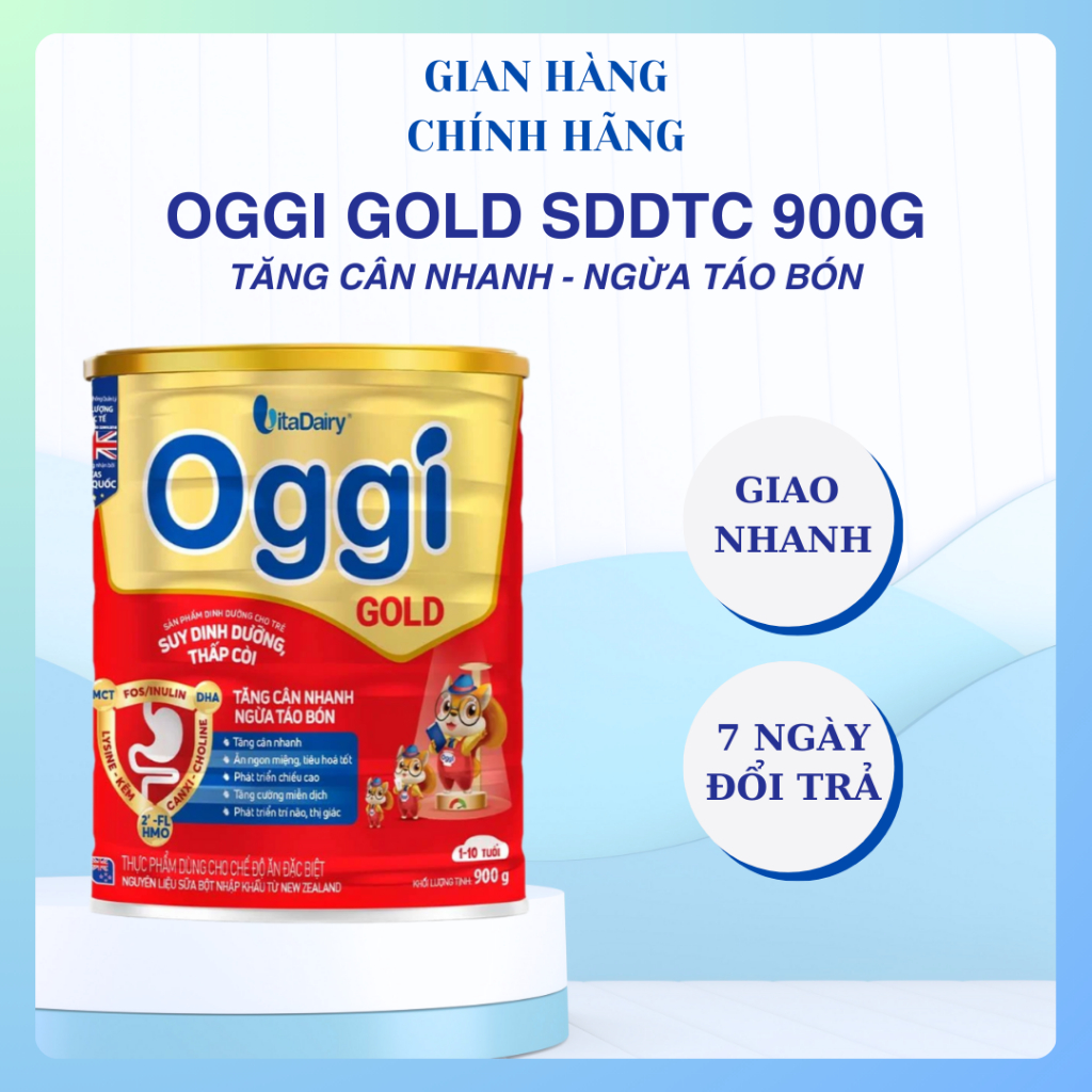 SỮA BỘT OGGI GOLD SDDTC 900G