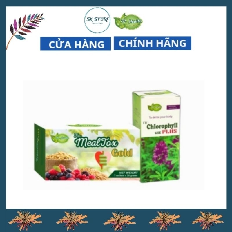 Bộ combo mini thải độc, giảm cân, giảm mỡ bụng TH HEALTH