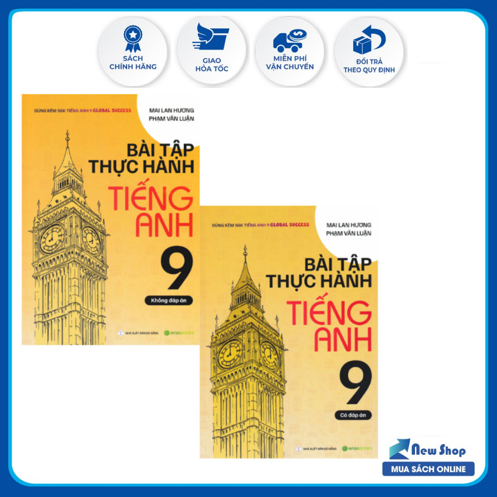 Sách - Bài Tập Thực Hành Tiếng Anh 9 (Dùng Kèm SGK Tiếng Anh 9 Global Success) - HASA