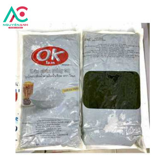 Trân châu giòn 3Q ô long gói 2kg - nhãn hiệu OK Thái Lan - Linh hồn của ly trà sữa.